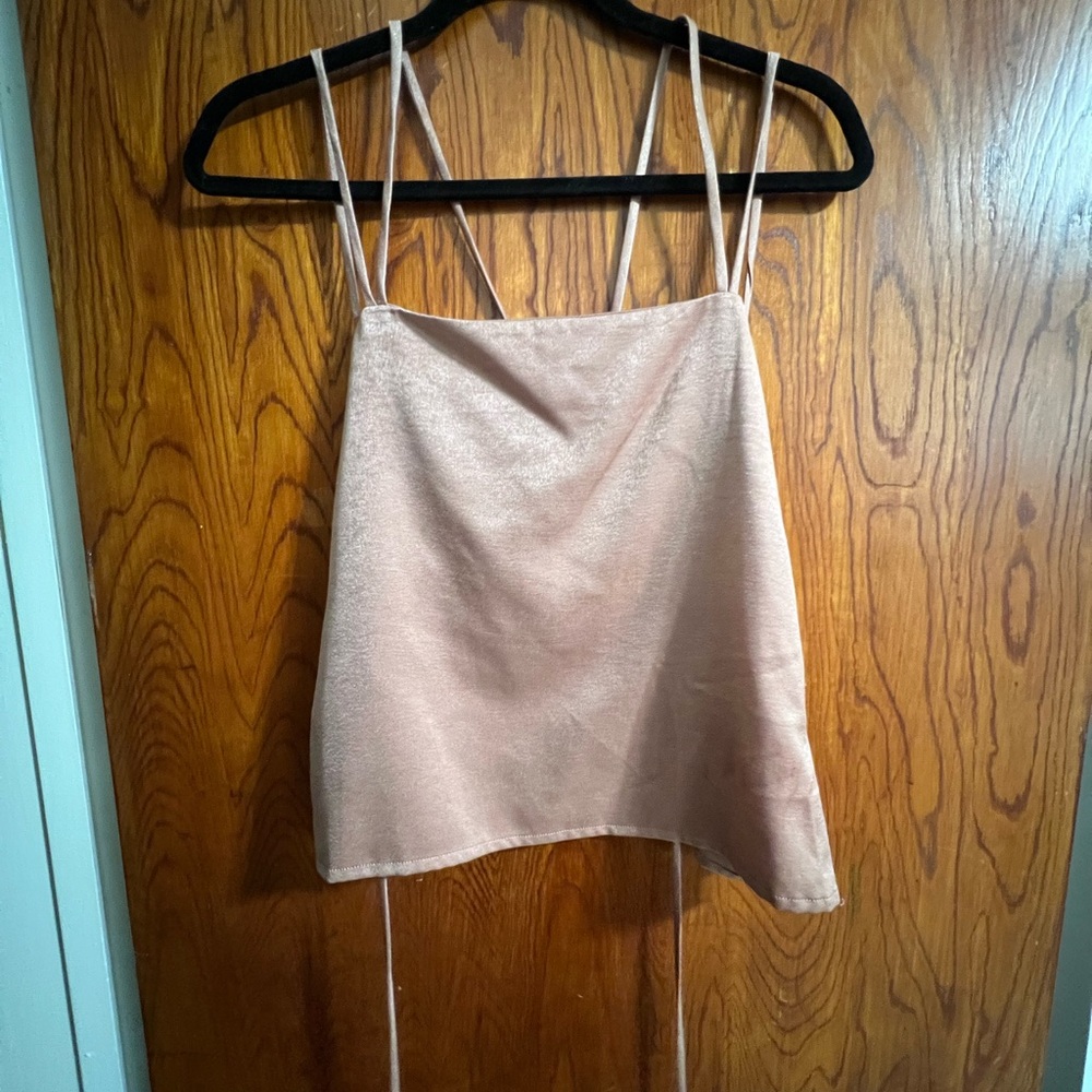 by the way. Blush Satin Cami Top
